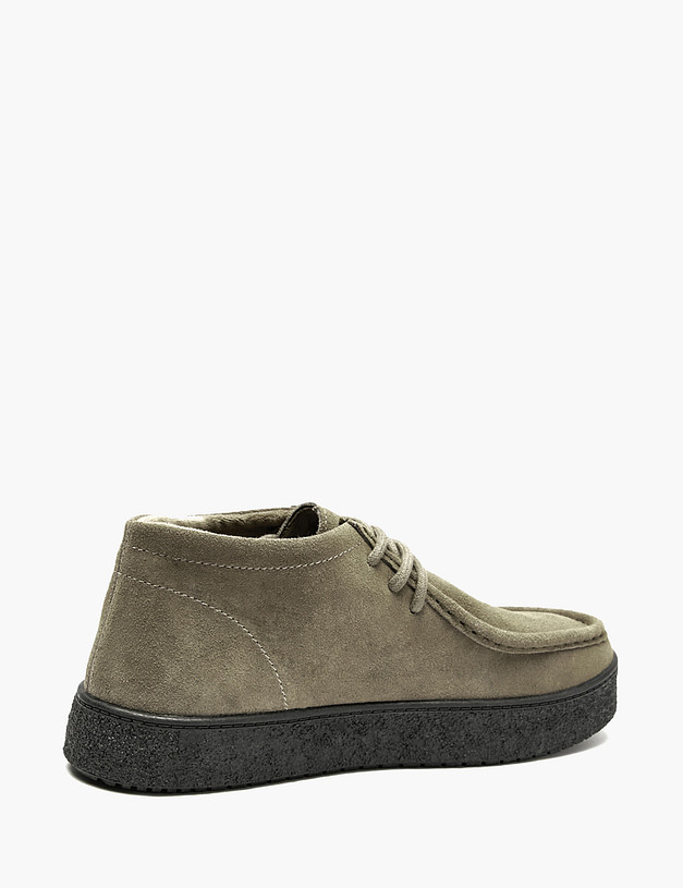 Оливковые женские полуботинки MASCOTTE 64-523221-0204 | ракурс 3