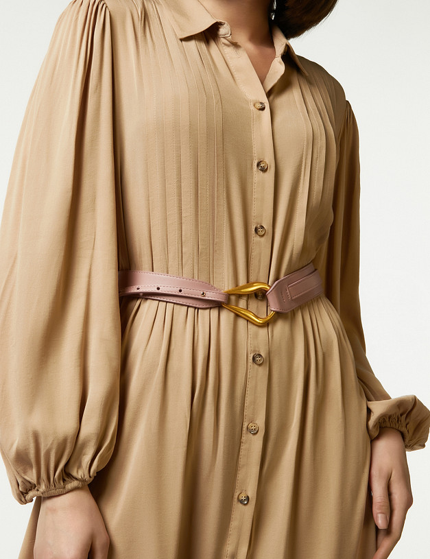 Розовый женский ремень MASCOTTE 703-2110-608 | ракурс 1