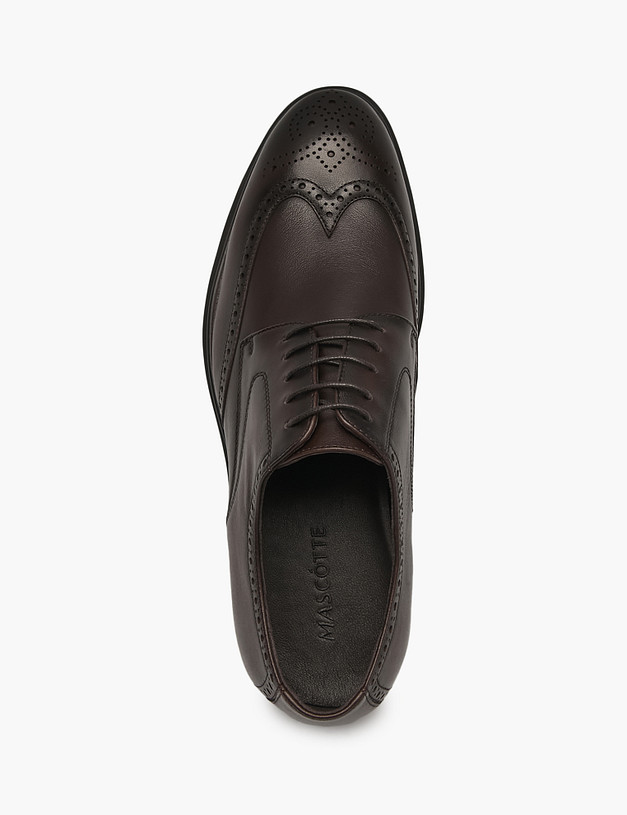 Коричневые мужские броги MASCOTTE 175-521511-0109 | ракурс 4