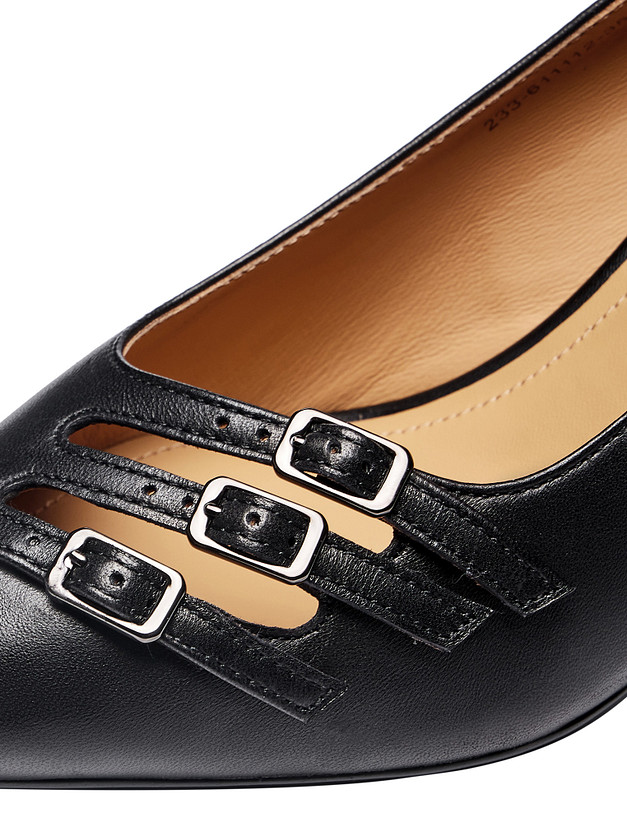 Черные женские туфли MASCOTTE 233-611112-3501M | ракурс 6