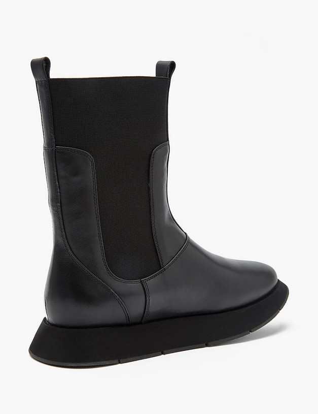 Черные женские челси из кожи MASCOTTE 172-3201323-3100M | ракурс 4