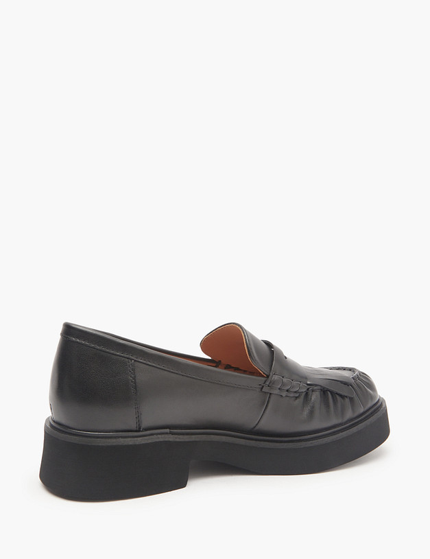 Черные женские лоферы из кожи MASCOTTE 22-5161913-3100M | ракурс 3 Черные женские лоферы из кожи MASCOTTE 22-5161913-3100M | ракурс 3