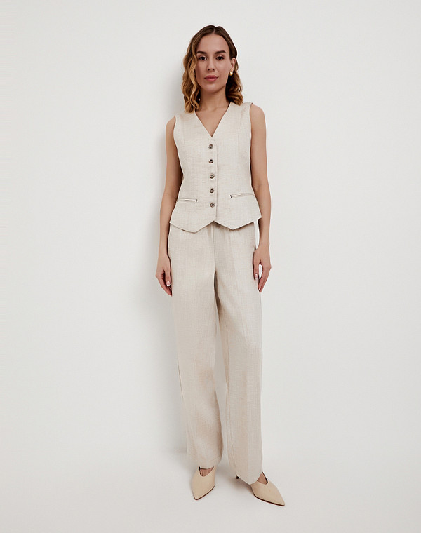 832-6104-2408 Жилет женский беж, Mascotte