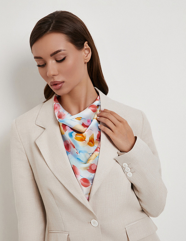 Розовый женский платок MASCOTTE 766-6107-2406 | ракурс 1