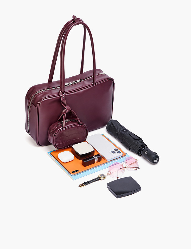 Бордовая женская сумка MASCOTTE 660-5227-605 | ракурс 5