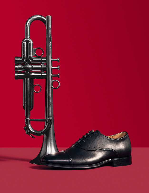 Темно-серые мужские оксфорды MASCOTTE 128-513712-0110 | ракурс 2