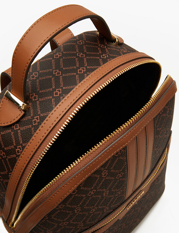 Коричневый женский рюкзак MASCOTTE 604-4146-609 | ракурс 4