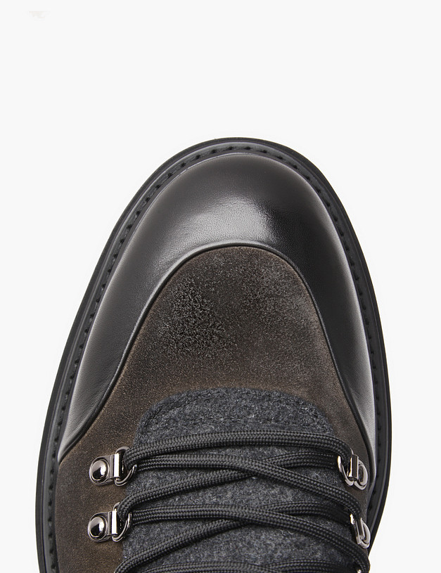 Мужские хайкеры цвета хаки с серыми вставкам MASCOTTE 175-4131722-2224M | ракурс 5