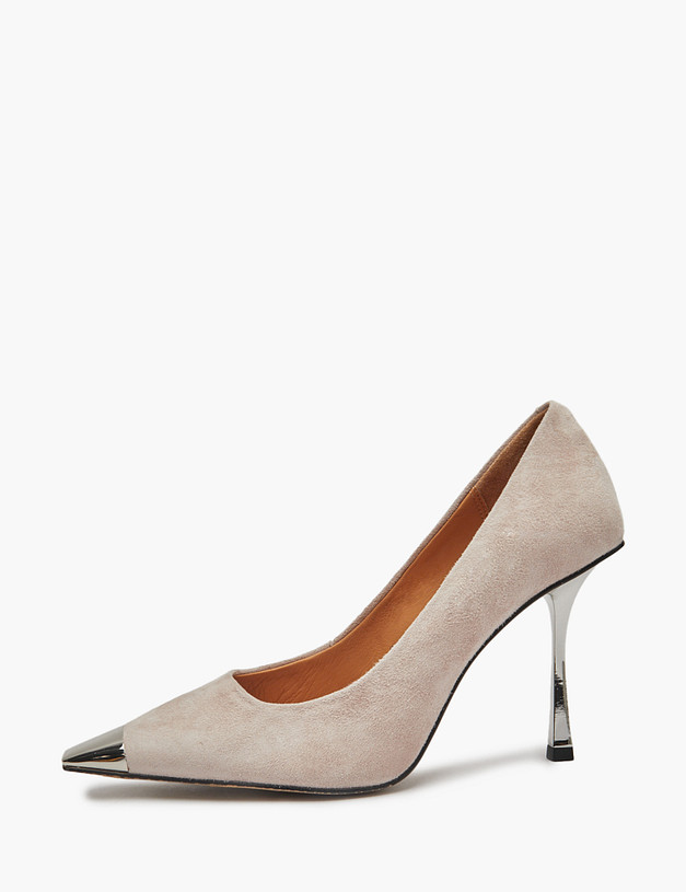 Бежевые женские туфли на шпильке MASCOTTE 233-513711-3618M | ракурс 1