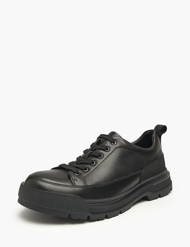 Черные мужские полуботинки MASCOTTE 22-5270131-8161M | ракурс 2