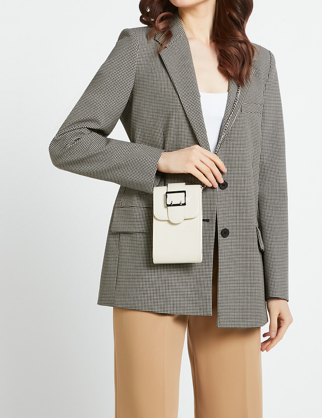 Молочная женская сумка кросс-боди MASCOTTE 670-2115-608 | ракурс 1