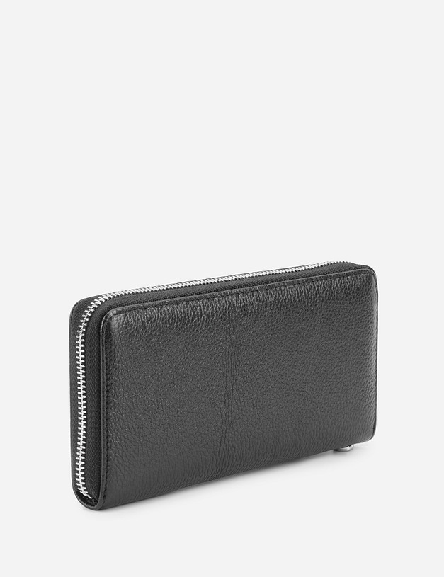 Черный женский кошелек с декором MASCOTTE 671-9212-102 | ракурс 2