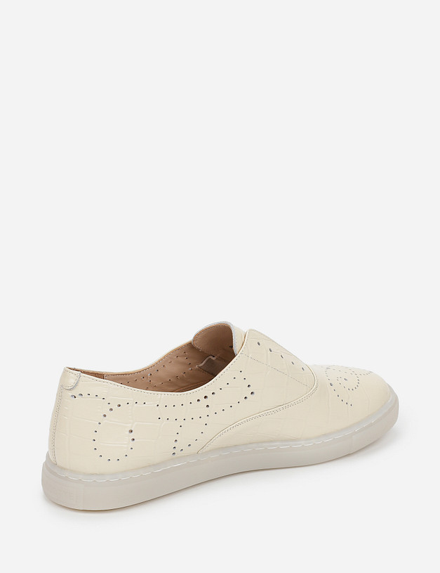 Белые женские полуботинки MASCOTTE 99-1100411-0101 | ракурс 4