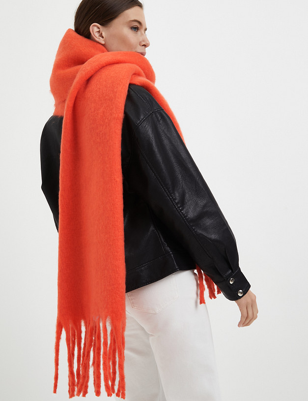 Оранжевый женский шарф MASCOTTE 766-3224-2413 | ракурс 1
