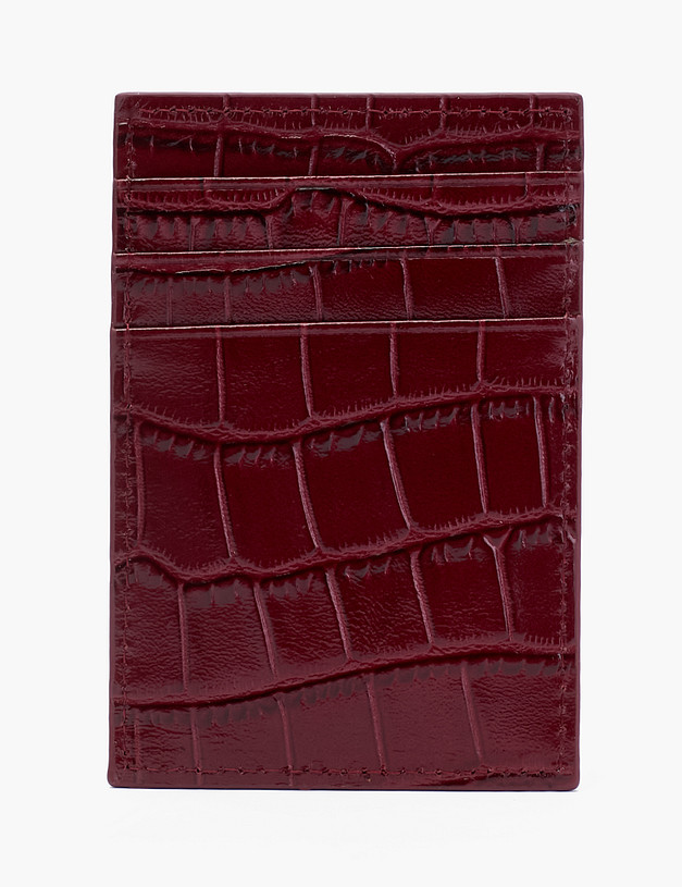 Бордовый женский картхолдер MASCOTTE 604-2127-105 | ракурс 2