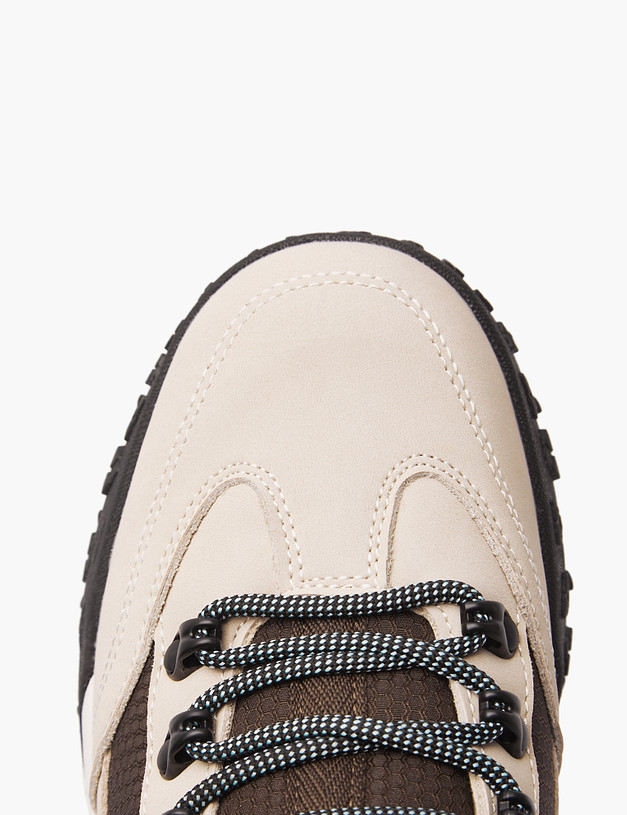 Бежевые женские зимние хайкеры MASCOTTE 189-421651-0601 | ракурс 6 Бежевые женские зимние хайкеры MASCOTTE 189-421651-0601 | ракурс 6