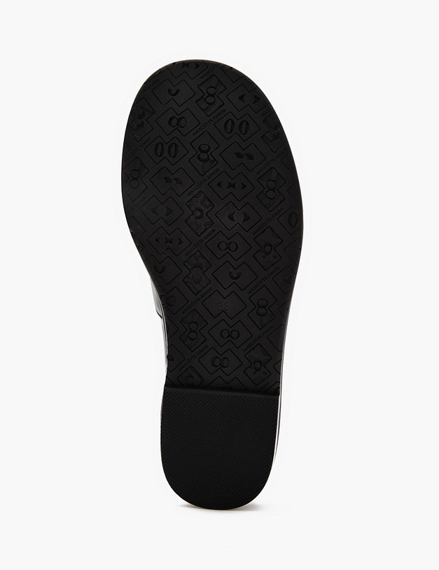 Черные лакированные балетки для девочек MASCOTTE 126-412011-0702 | ракурс 8 Черные лакированные балетки для девочек MASCOTTE 126-412011-0702 | ракурс 8