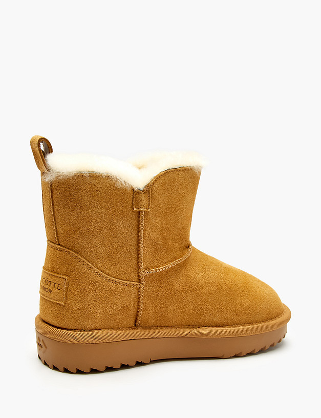 Рыжие угги для девочек MASCOTTE 234-525031-0213 | ракурс 3 Рыжие угги для девочек MASCOTTE 234-525031-0213 | ракурс 3