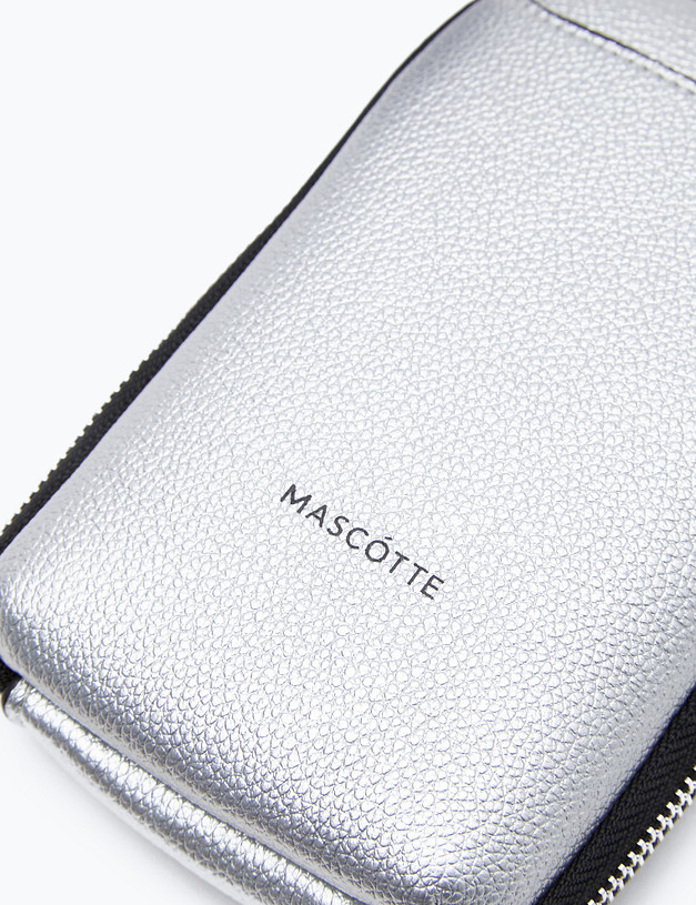 Серебристая женская сумка MASCOTTE 610-3101-6016 | ракурс 6 Серебристая женская сумка MASCOTTE 610-3101-6016 | ракурс 6
