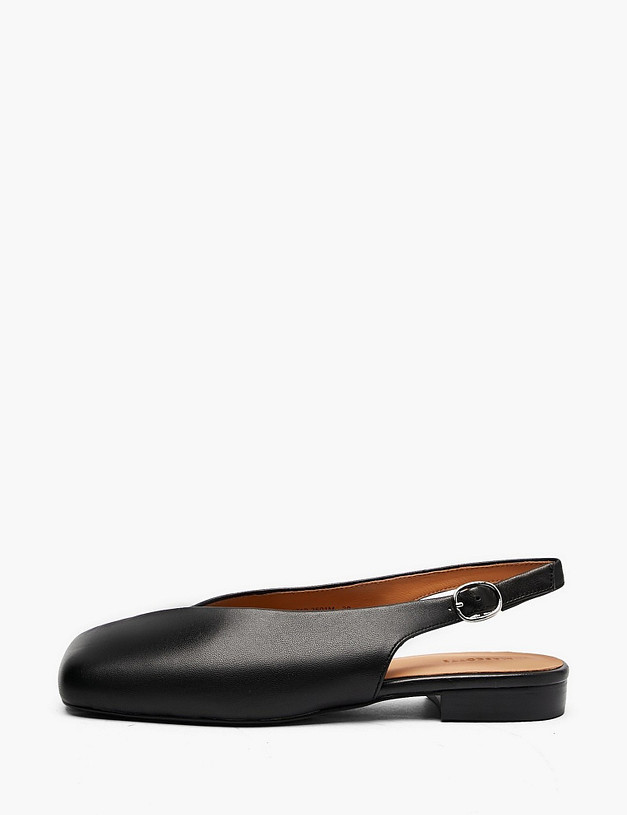 Черные женские слингбэки MASCOTTE 126-614712-3501M | ракурс 1