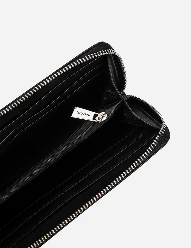 Черный женский кошелек MASCOTTE 670-0212-602 | ракурс 3