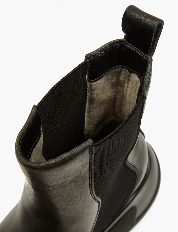 Черные женские челси на массивной подошве MASCOTTE 234-324721-0602 | ракурс 7