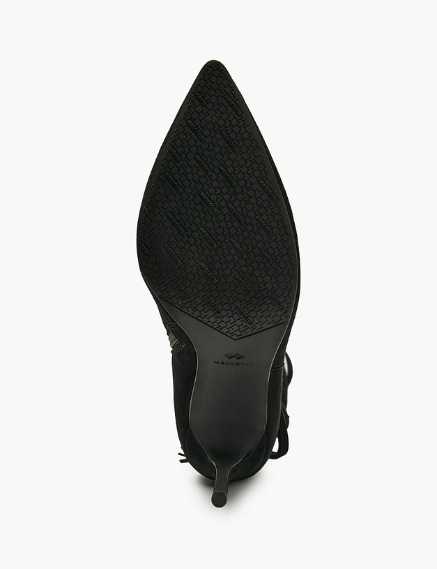 Черные женские сапоги MASCOTTE 100-221823-0602 | ракурс 5