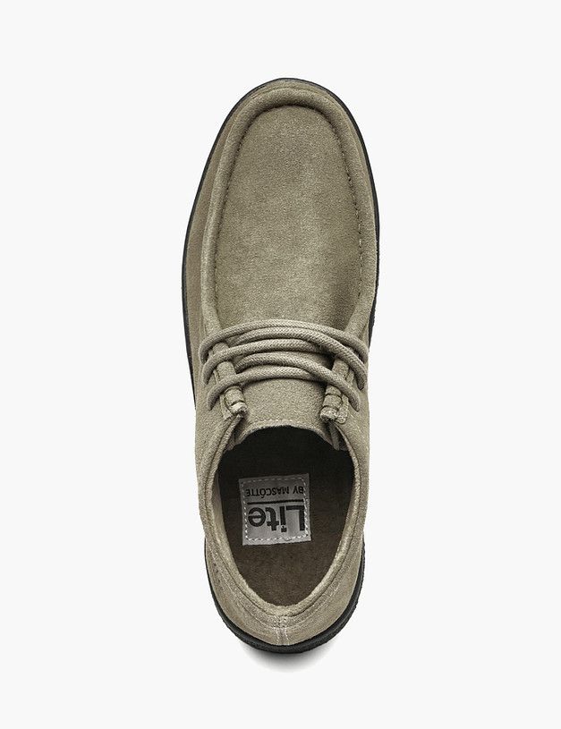 Оливковые женские полуботинки MASCOTTE 64-523221-0204 | ракурс 4