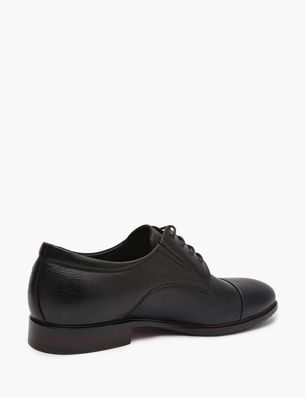 Черные кожаные мужские дерби MASCOTTE 175-511014-8400M | ракурс 4