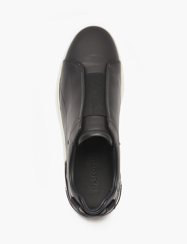 Черные мужские кеды MASCOTTE 175-511111-0102 | ракурс 5