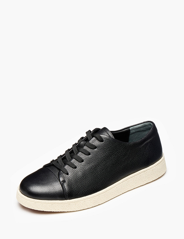 Черные мужские полуботинки MASCOTTE 175-613811-0102 | ракурс 2