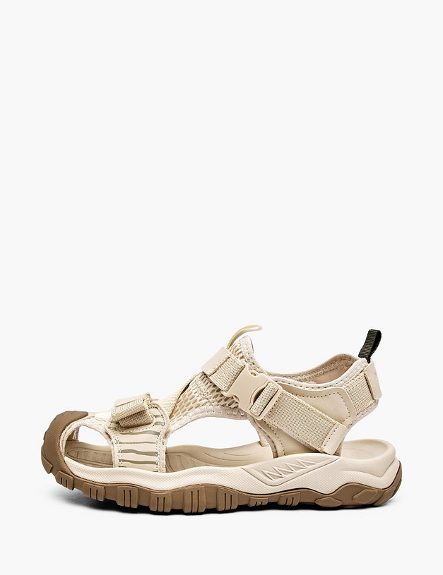 Молочные детские сандалии MASCOTTE 234-617221-0201 | ракурс 1