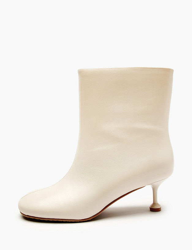 Молочные женские ботильоны MASCOTTE 234-529811-0101 | ракурс 2