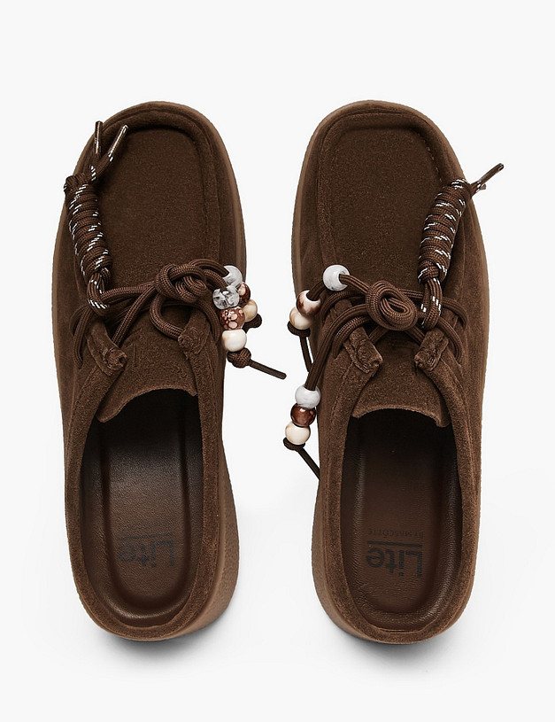 Коричневые женские сабо MASCOTTE 98-611921-0209 | ракурс 4