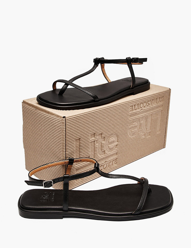 Черные женские сандалии MASCOTTE 94-614712-0602 | ракурс 6