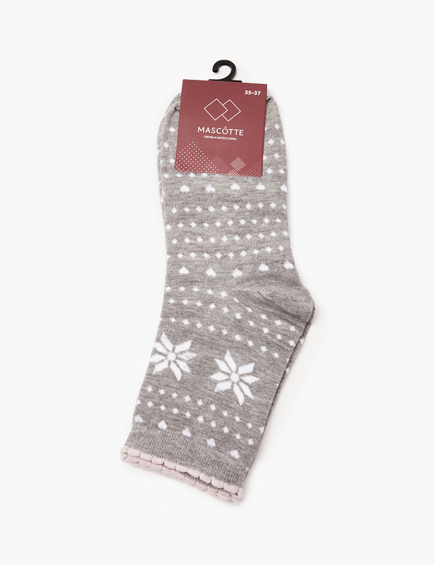 Серые женские носки MASCOTTE 999-4207-2610 | ракурс 1 Серые женские носки MASCOTTE 999-4207-2610 | ракурс 1