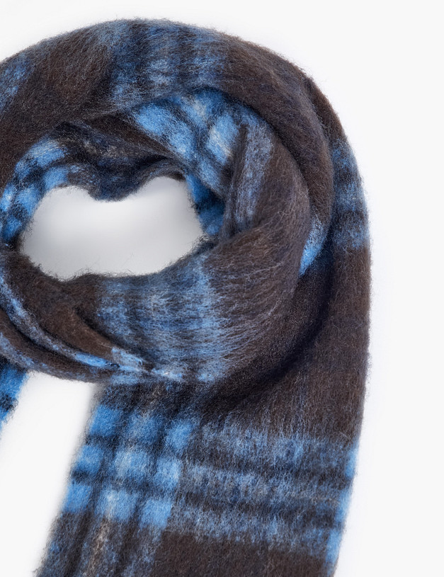 Синий женский шарф MASCOTTE 766-5209-2403 | ракурс 3