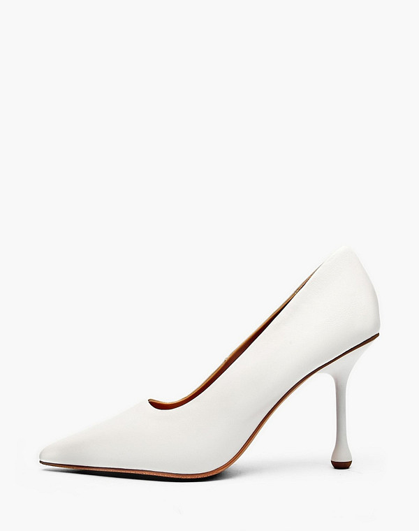 175-6101811-3569M Туфли женские нат.кожа/нат.кожа бел, Mascotte