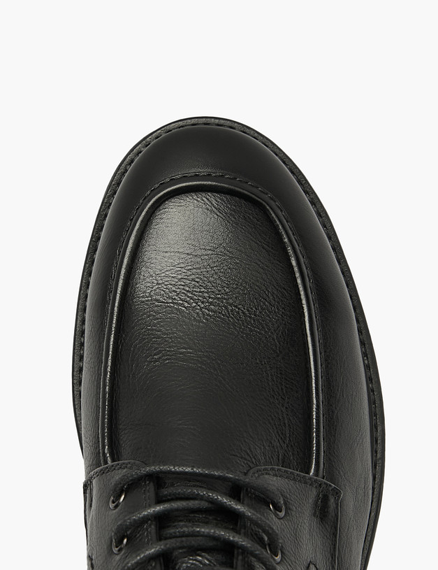 Черные мужские зимние ботинки MASCOTTE 58-529031-0102 | ракурс 4