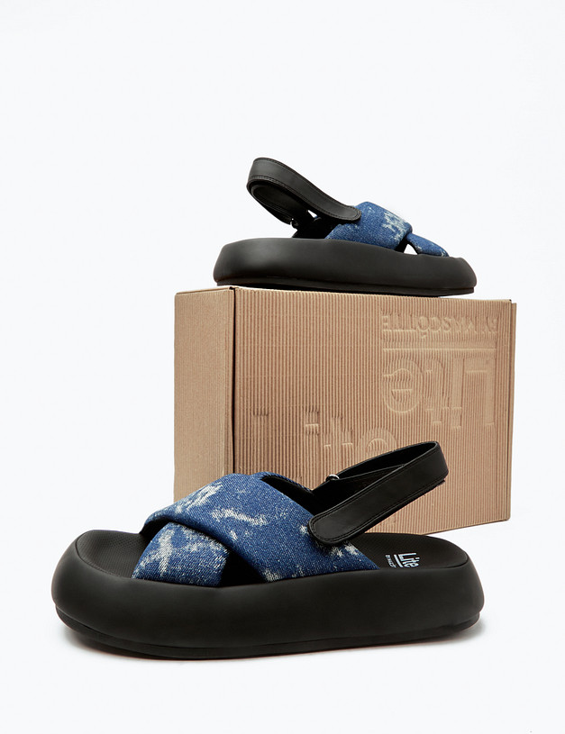 Черные женские сандалии MASCOTTE 234-411561-0203 | ракурс 6