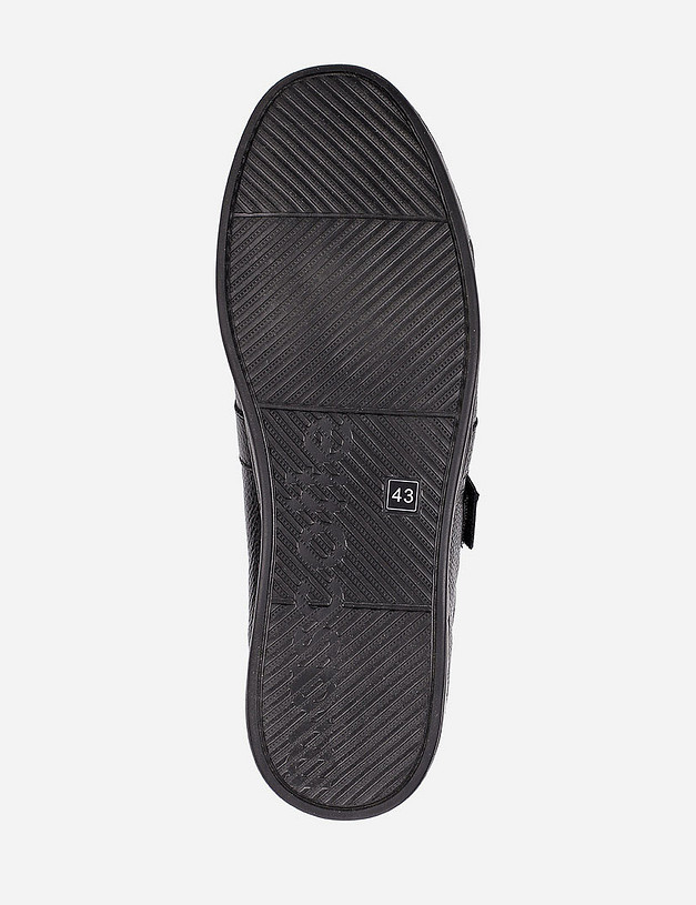 Черные кожаные мужские полуботинки MASCOTTE 22-8290721-3130M | ракурс 5