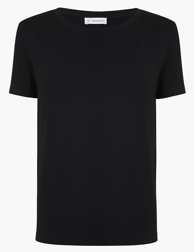 Черная женская футболка MASCOTTE 852-4102-7602 | ракурс 8