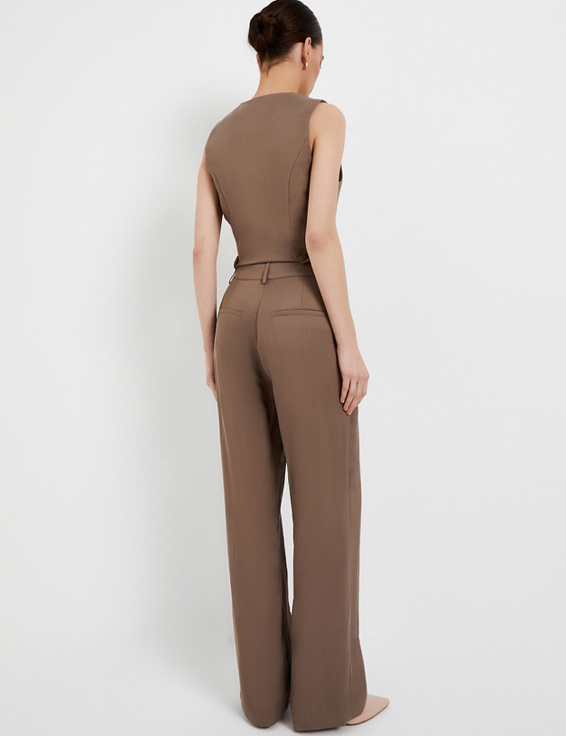 Женские брюки цвета капучино MASCOTTE 835-5112-2409 | ракурс 4