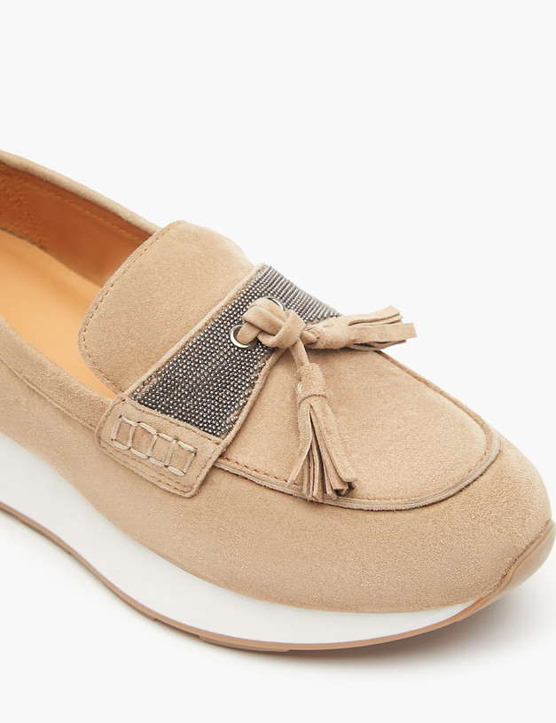 Бежевые женские лоферы MASCOTTE 58-3202413-3671M | ракурс 6