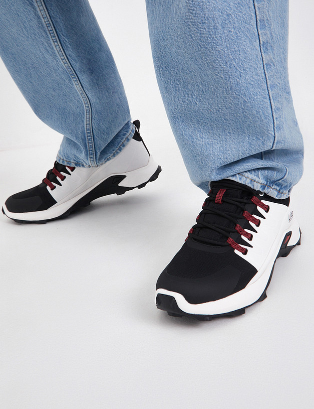 Черные мужские контрастные кроссовки MASCOTTE 156-420221-0202 | ракурс 3