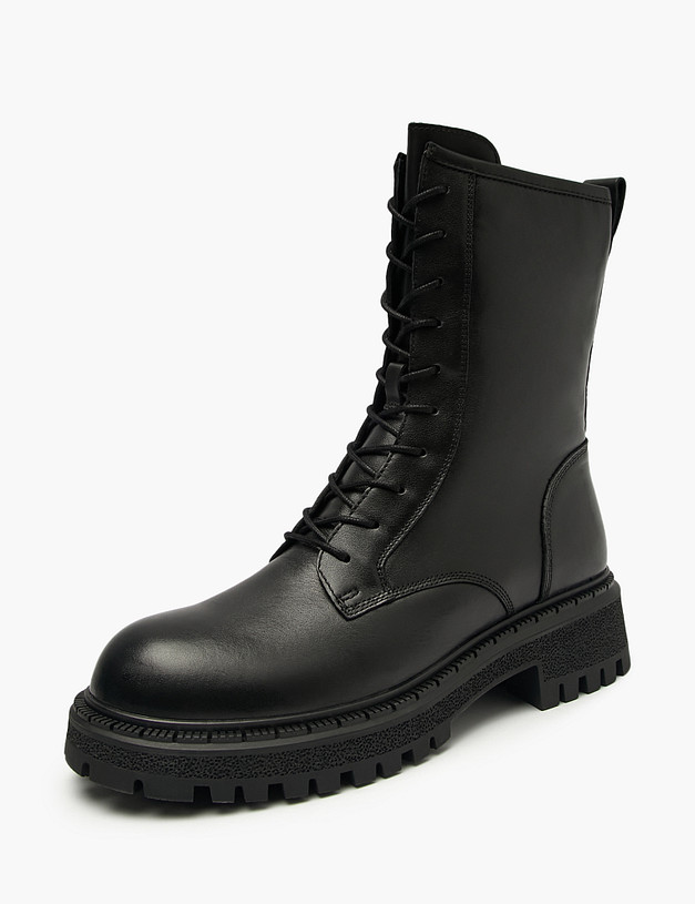 Черные женские зимние ботинки MASCOTTE 58-521632-7100M | ракурс 2