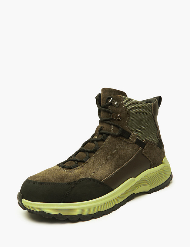 Оливковые мужские зимние хайкеры MASCOTTE 22-4232132-2227M | ракурс 5
