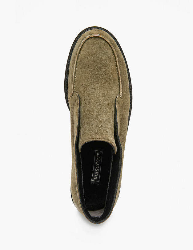 Оливковые женские дезерты из велюра MASCOTTE 172-2265421-0604 | ракурс 5