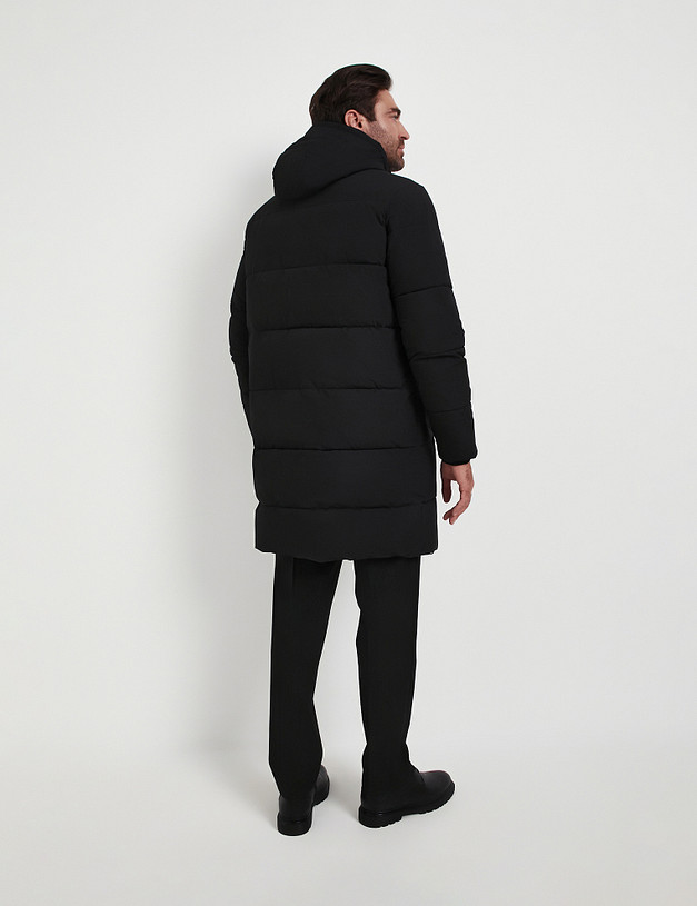 Черный мужской пуховик MASCOTTE 834-5209-2402 | ракурс 7