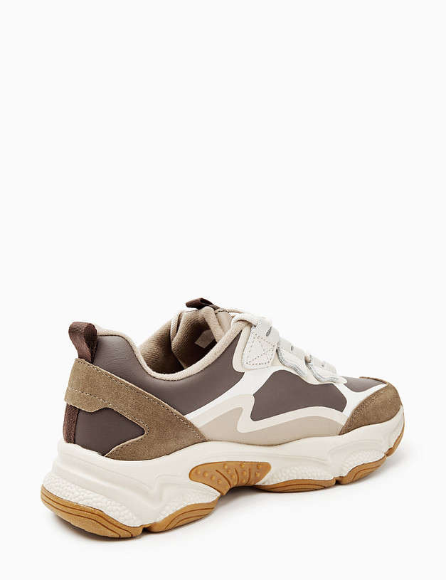 Коричневые женские кроссовки MASCOTTE 189-322822-0609 | ракурс 4